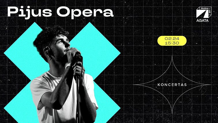 Knygų mugė 2024. Muzikos salės koncertai. Pijus Opera