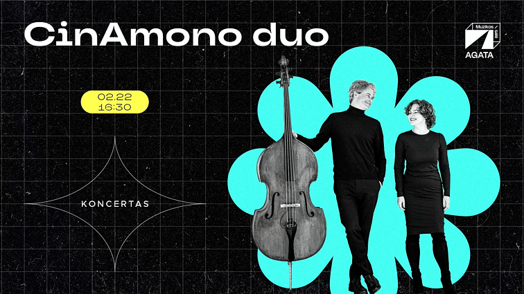 Knygų mugė 2024. Muzikos salės koncertai. CinAmono duo