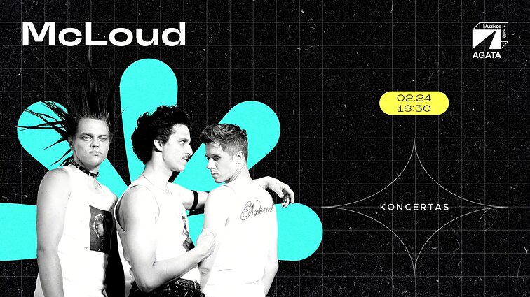 Knygų mugė 2024. Muzikos salės koncertai. McLoud