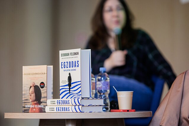Susitikimas su amerikiečių kilmės vokiečių rašytoja Deborah Feldman ir jos knygos „Egzodas“ pristatymas