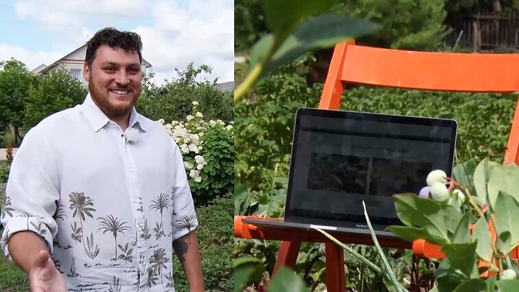 Internetinį ūkį įkūręs Rokas: bent kartą per savaitę žmogus gauna vaizdo įrašą, kaip sekasi jo pasirinktam produktui augti