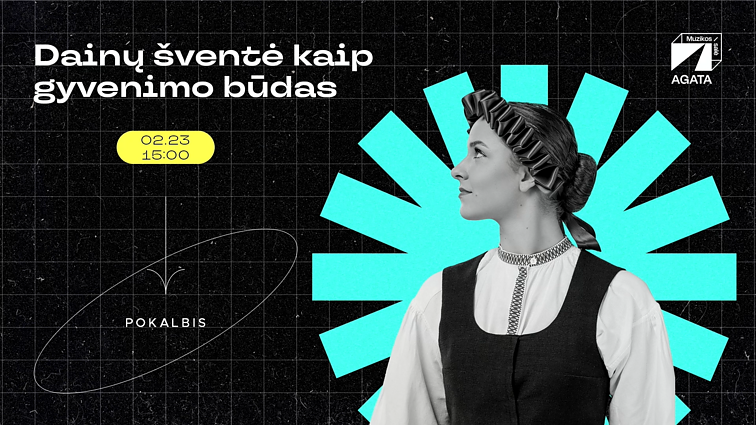 Knygų mugė 2024. Muzikos salės pokalbiai. Dainų šventė kaip gyvenimo būdas