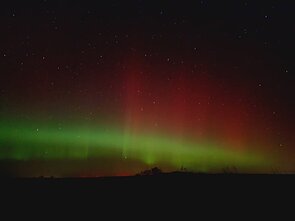 Northern lights over Darbėnai Northern lights over Darbėnai