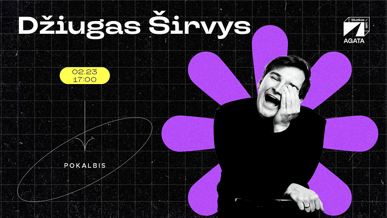 Knygų mugė 2024. Muzikos salės pokalbiai. Džiugas Širvys