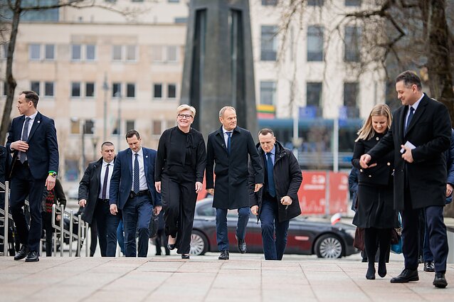 Donald Tusk i Ingrida Šimonytė