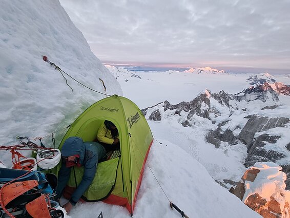 Mountaineers' camp