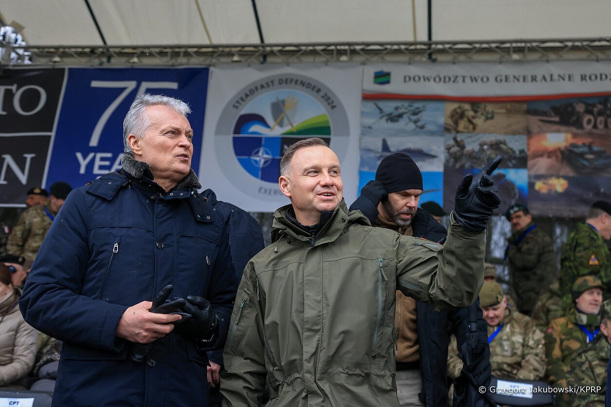 Andrzej Duda i Gitanas Nausėda