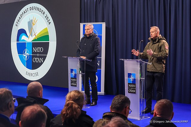 Andrzej Duda i Gitanas Nausėda
