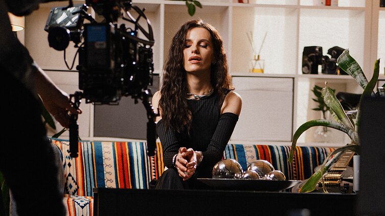 „Sisters On Wire“ klipo filmavimo akimirka
