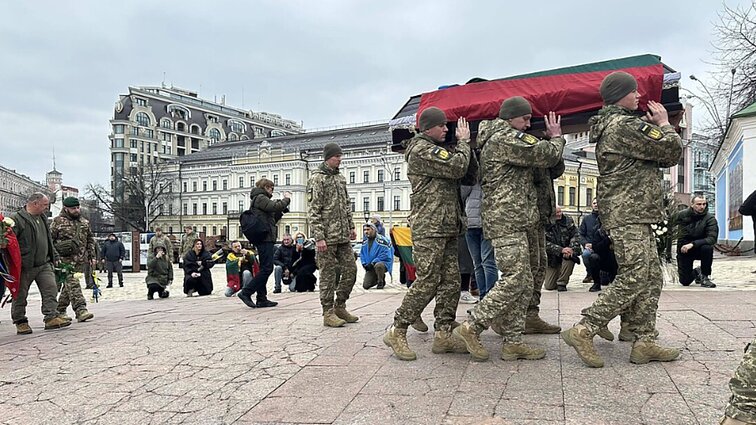 „Buvo pilnas entuziazmo ir geros širdies žmogus“: atsisveikinama su Ukrainoje žuvusiu lietuviu