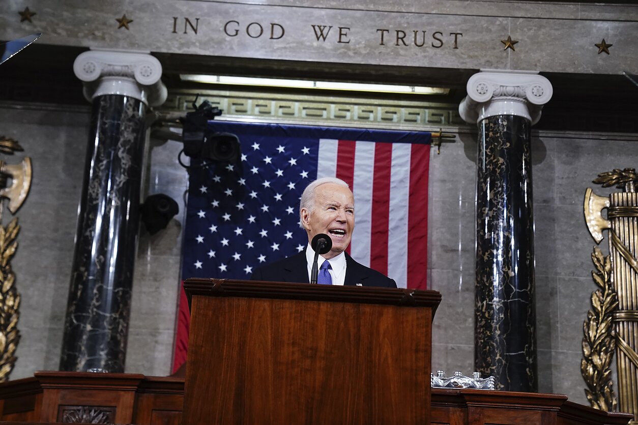 Joe Bideno metinė kalba Joe Bideno metinė kalba