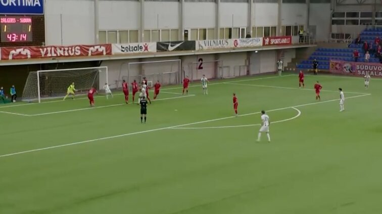Užtrukęs teisėjo sprendimas: įvartį „į rūbinę“ pelnė Vilniaus „Žalgiris“
