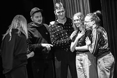 Spektaklio „Dviejų Korėjų susijungimas“ (rež. Artūras Areima) repeticijos Spektaklio „Dviejų Korėjų susijungimas“ (rež. Artūras Areima) repeticijos