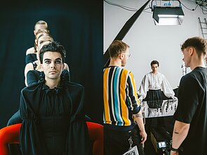 Roko Yan klipo filmavimo akimirka