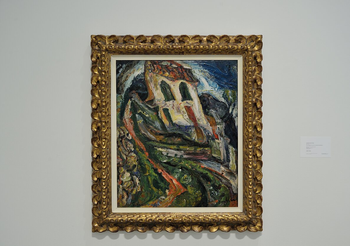 Chaïm Soutine’s painting “Les gorges du Loup (La maison hantée) IV”
