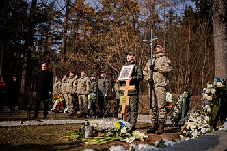 У Вільнюсі поховали загиблого в Україні Тадаса Тумаса У Вільнюсі поховали загиблого в Україні Тадаса Тумаса