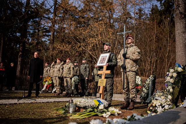 У Вільнюсі поховали загиблого в Україні Тадаса Тумаса У Вільнюсі поховали загиблого в Україні Тадаса Тумаса