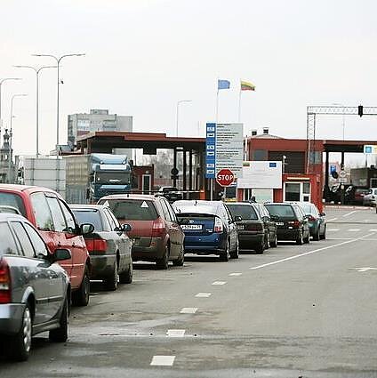 BNS nuotr., Panemunės pasienio kontrolės punktas
