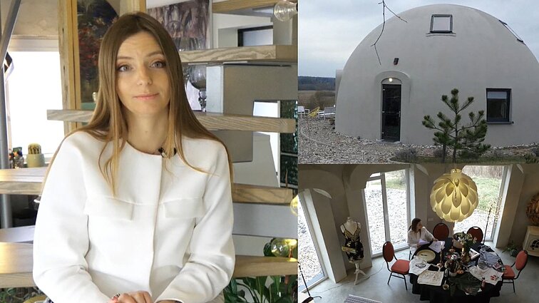 Kupolo formos namą pasistačiusi menininkė: buvau vaikas, kuris niekada mamos neklausia „ką veikti?“