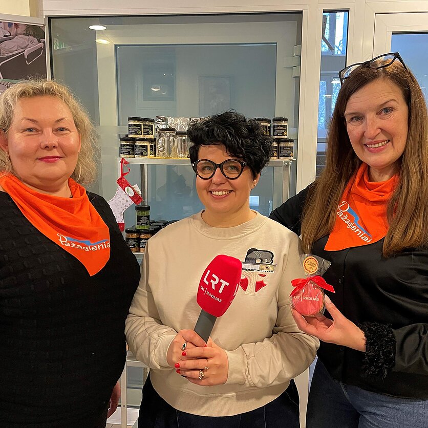 I.Stankutės nuotr./LRT, Miglė Ramonienė, Viktorija Urbonaitė, Elena Stanienė