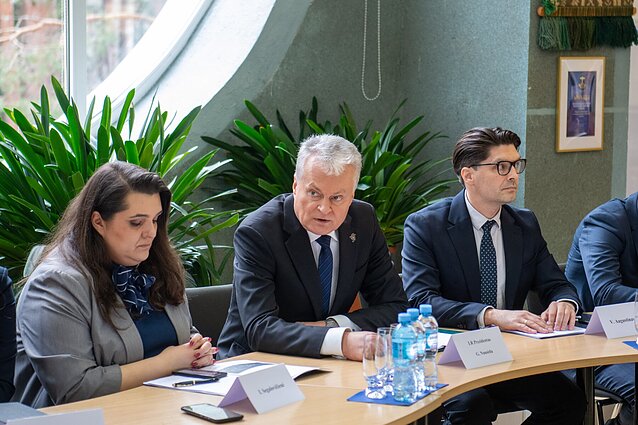 Irena Segalovičienė, Gitanas Nausėda, Vaidas Augustinavičius