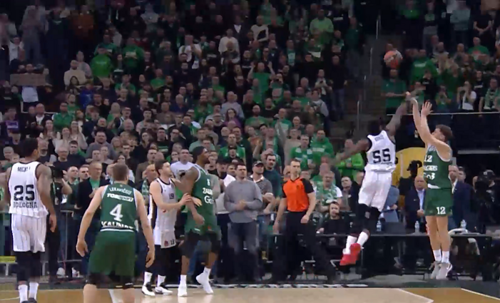 Įspūdingas Nedo Montvilos tritaškis vainikavo fantastišką „Žalgirio“ pergalę