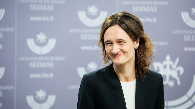 Čmilytė-Nielsen Kasčiūnui sako priekaištų neturinti: jis iš karto gali perimti darbus ministro pozicijoje