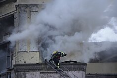 Rusija surengė ataką prieš Kyjivą. 2024 m. kovo 21 d.