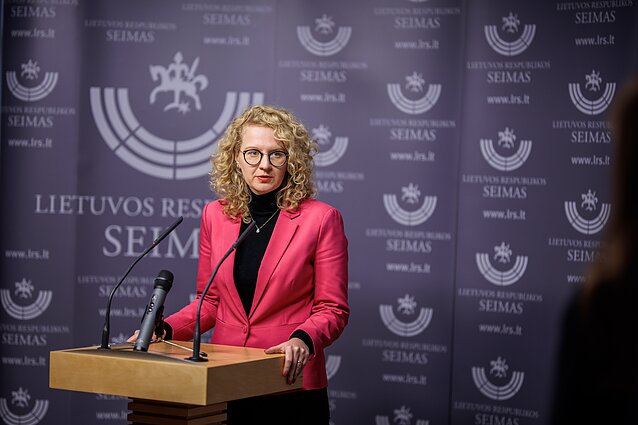 Armonaitė: atsiribojame nuo Kasčiūno kandidatūros dėl politinių pažiūrų ir vertybinių klausimų