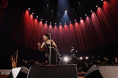 Monikos Liu koncerto su LNOBT orkestru akimirka