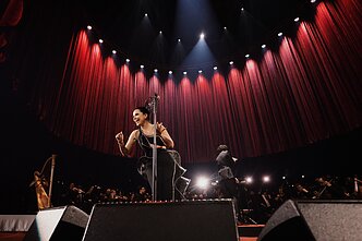 Monikos Liu koncerto su LNOBT orkestru akimirka