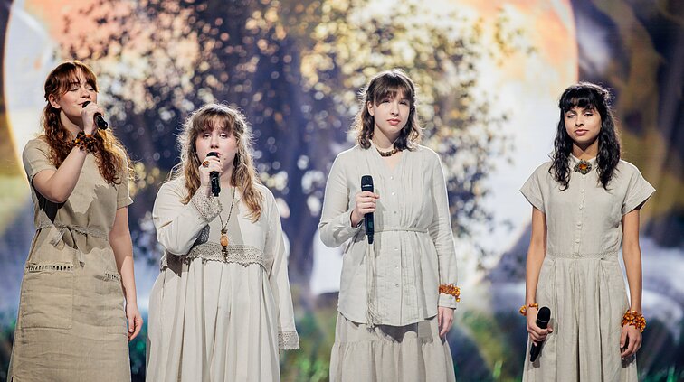 Dainų dainelė 2024. Merginų kvartetas – „Užaugo liepa“