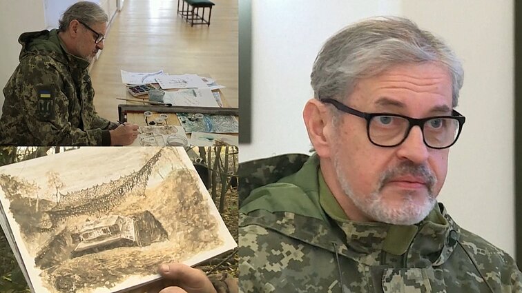 Fronte iš purvo ir pelenų tapantis Ukrainos karys: jei aplink nėra estetikos, – dėl ko tada gyventi?