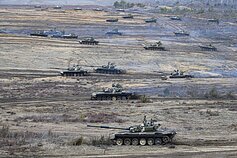 Rusijos kariuomenė 2022 metų vasarį Baltarusijoje, prieš pat prasidedant plataus masto invazijai į Ukrainą
