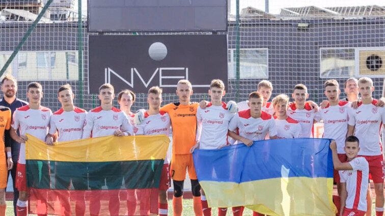 LFF sprendimas: be futbolo Garliavoje paliko Ukrainos vaikus