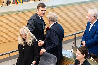 Seime prisiekė naujasis krašto apsaugos ministras Laurynas Kasčiūnas