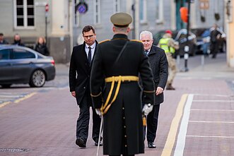 Ceremonia wymiany ministrów obrony kraju