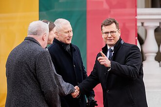 Ceremonia wymiany ministrów obrony kraju