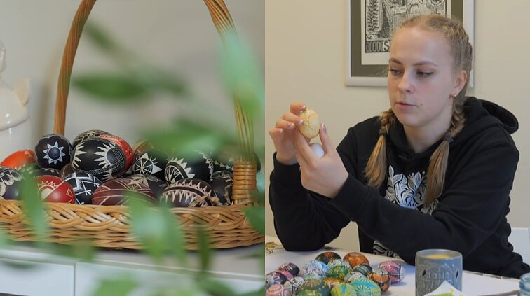 Iš mamos kiaušinių marginimo išmokusi Adelė: tai darant svarbiausia laikas, praleidžiamas kartu