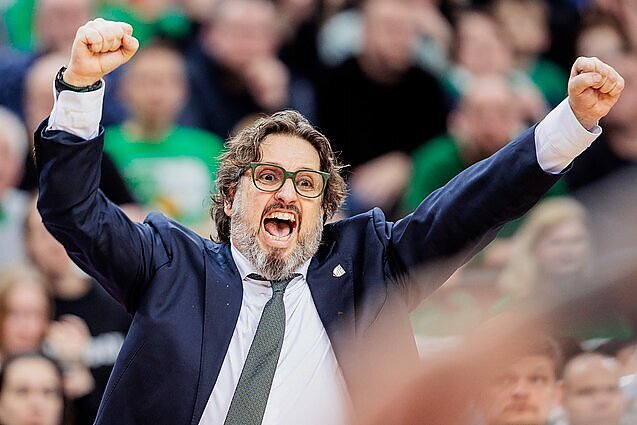 Milano klubą įveikusio „Žalgirio“ treneris Trinchieri: pripažinsiu visas klaidas, jei žaisime su tokia energija
