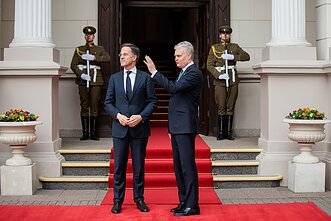 Gitano Nausėdos ir Marko Rutte susitikimas
