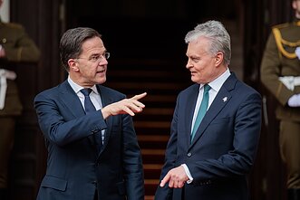 Гитанас Науседа и Марк Рютте