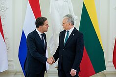 Gitano Nausėdos ir Marko Rutte susitikimas