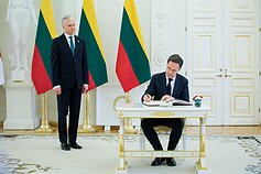 Gitano Nausėdos ir Marko Rutte susitikimas