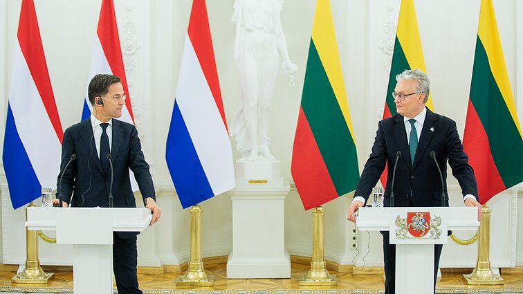 Rutte kandidatūrą vadovauti NATO remiantis Nausėda: jis supratingas dėl rytiniam flangui kylančių grėsmių