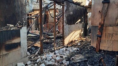 Modesto Bakaičio šeimos verslas Jurbarke po gaisro Modesto Bakaičio šeimos verslas Jurbarke po gaisro