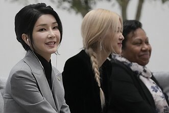 Pietų Korėjos pirmoji ponia Kim Keon Hee