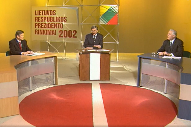 LR Prezidento rinkimai 2002. A. Paulauskas ir V. Adamkus I d.