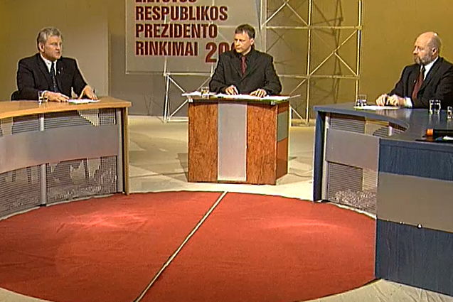 LR Prezidento rinkimai. K. Glaveckas ir E. Gentvilas