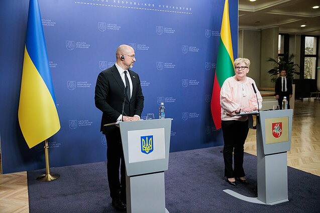 Denysas Šmyhalis ir Ingrida Šimonytė